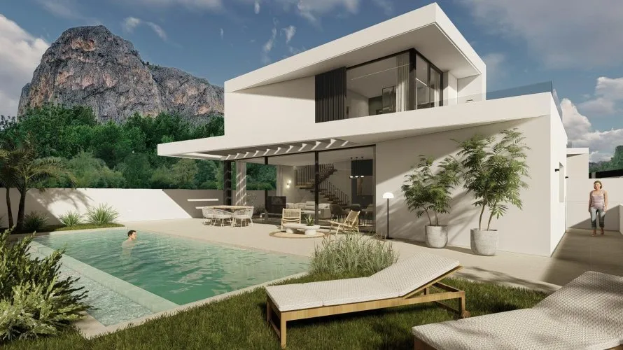 Villa de 3 dormitorios en Polop, Spain No. 696 № 2
