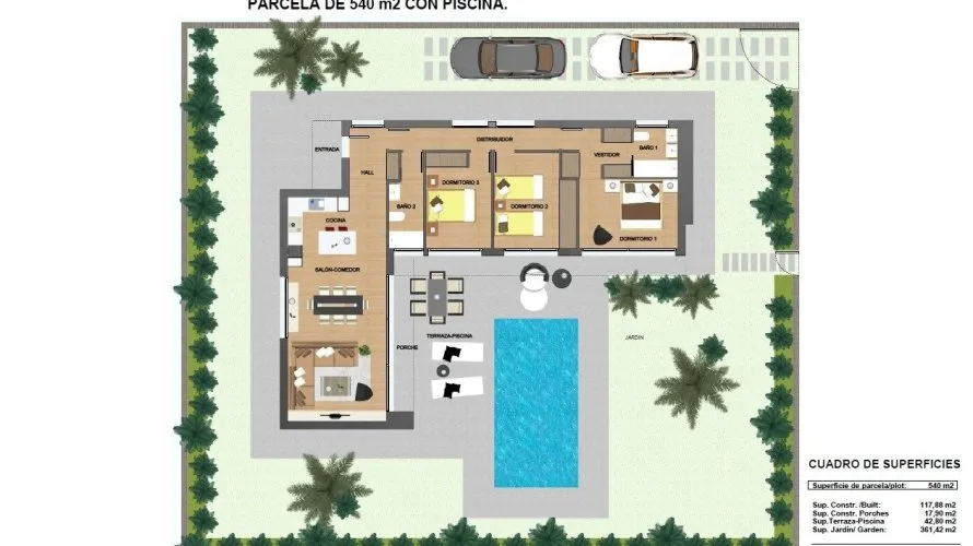 Villa de 3 dormitorios en Calasparra, Spain No. 285 № 14