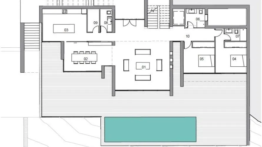 Villa de 5 dormitorios en Adsubia (Ajuntament Adsubia), Spain No. 412 № 4