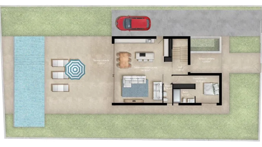 Villa de 4 dormitorios en La Zenia, Spain No. 265 № 7