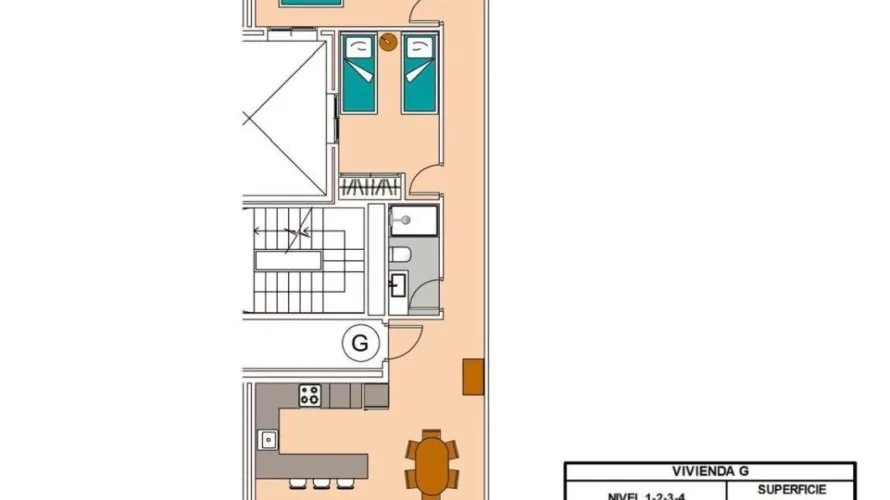 Apartamento de 1 dormitorio en Sagunto, Spain No. 157 № 6