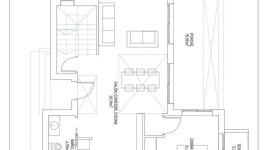 Villa de 3 dormitorios en Torrevieja, Spain No. 407 № 5