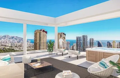 Apartamento de 2 dormitorios en Benidorm, Spain No. 426