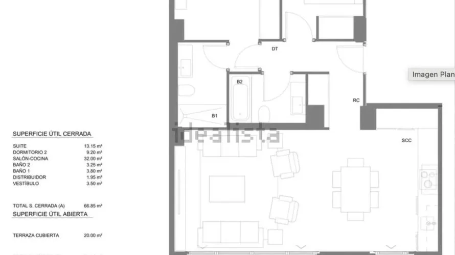 Apartamento de 2 dormitorios en Alicante, Spain No. 1037 № 9