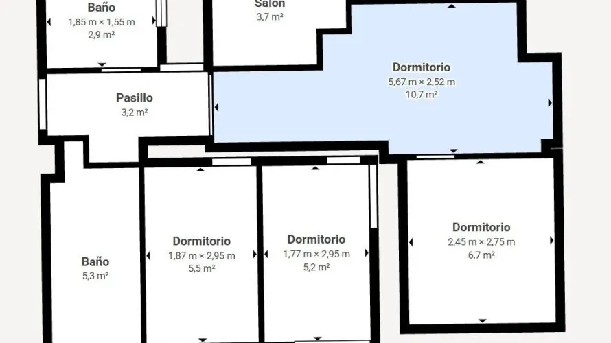 Apartamento de 1 dormitorio en Tavernes de la Valldigna, Spain No. 2241