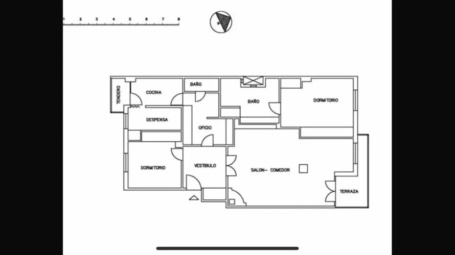 Apartamento de 2 dormitorios en Madrid, Spain No. 1384
