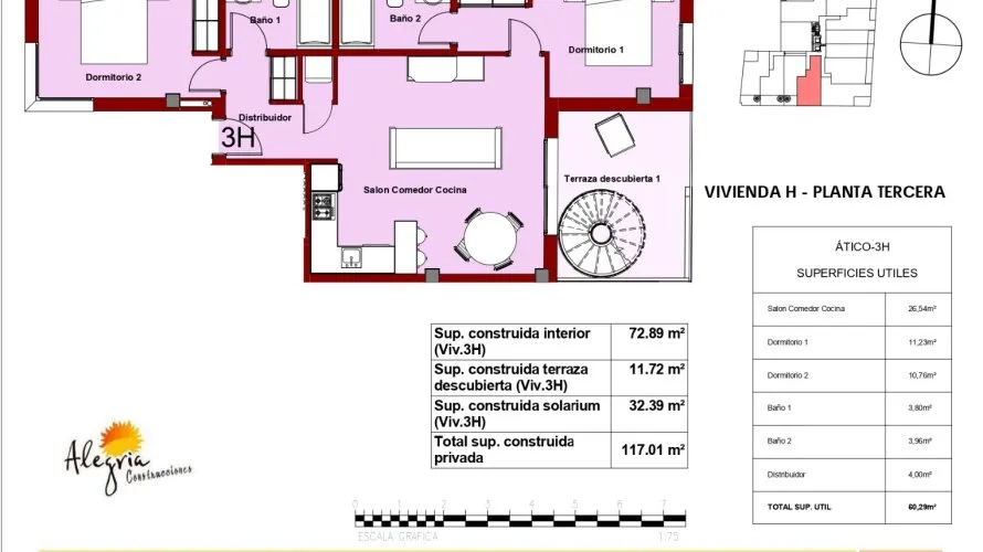 Apartment de 2 chambres à Torrevieja, Spain No. 61 № 8