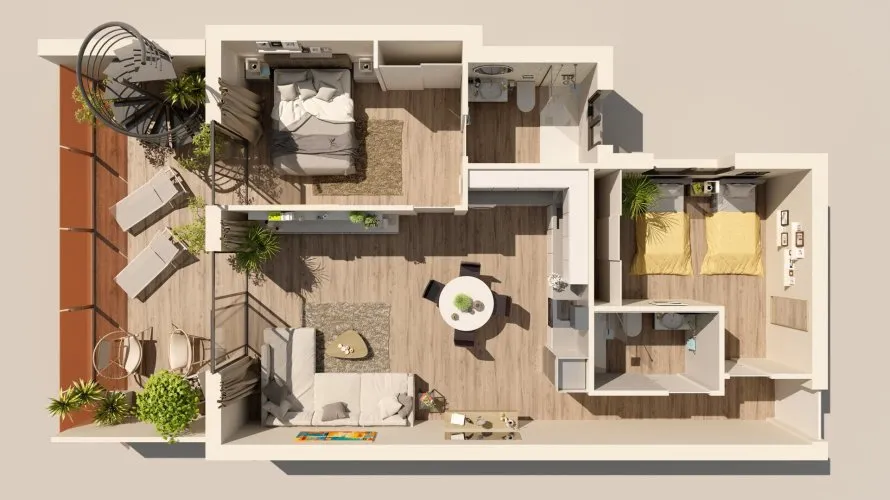 Apartment de 3 chambres à Alegria Residencial XXI Torrevieja, Spain No. 75 № 7