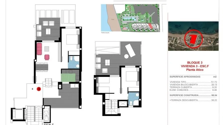 Penthouse de 3 chambres à Denia, Spain No. 305 № 5