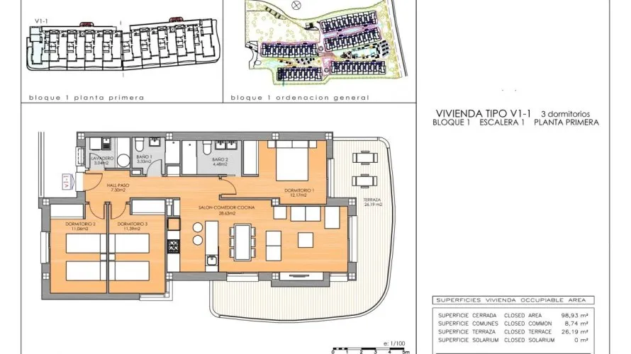 Apartment de 3 chambres à Playa Flamenca II, Spain No. 293 № 8