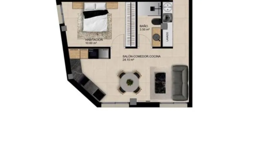 Apartment de 2 chambres à Elche, Spain No. 1942 № 3