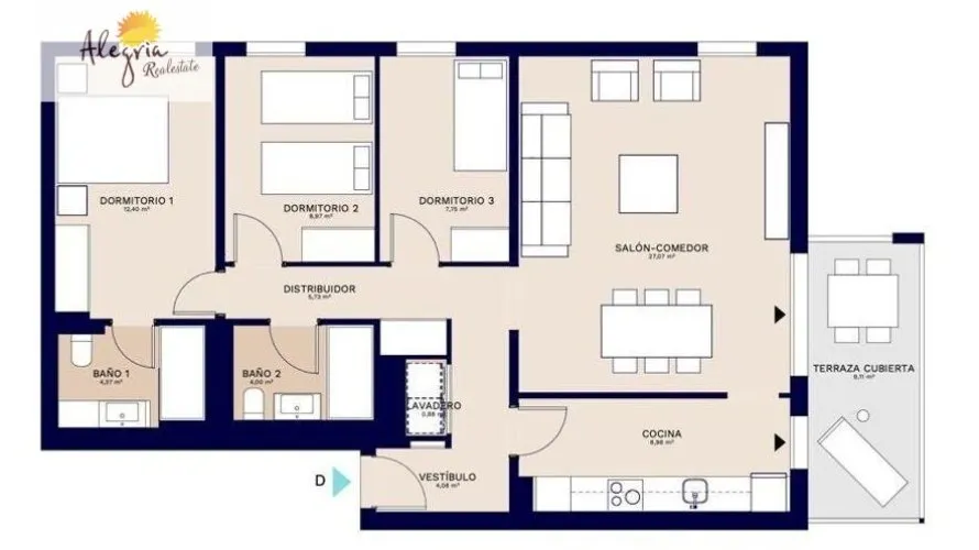 Apartment de 3 chambres à Godella, Spain No. 1288 № 9