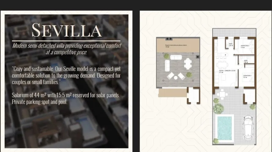 Villa de 2 chambres à Fuente Alamo de Murcia, Spain No. 1266 № 3