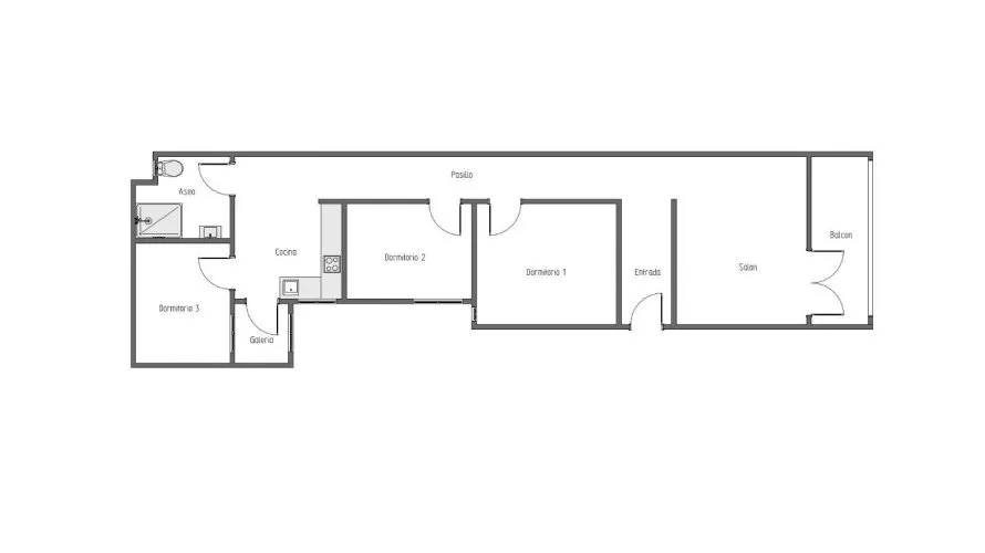 Apartment de 2 chambres à Alicante, Spain No. 2167