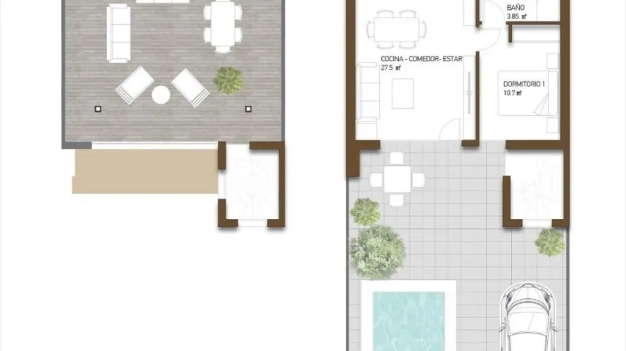 Villa de 2 chambres à Fuente Alamo de Murcia, Spain No. 1266 № 9