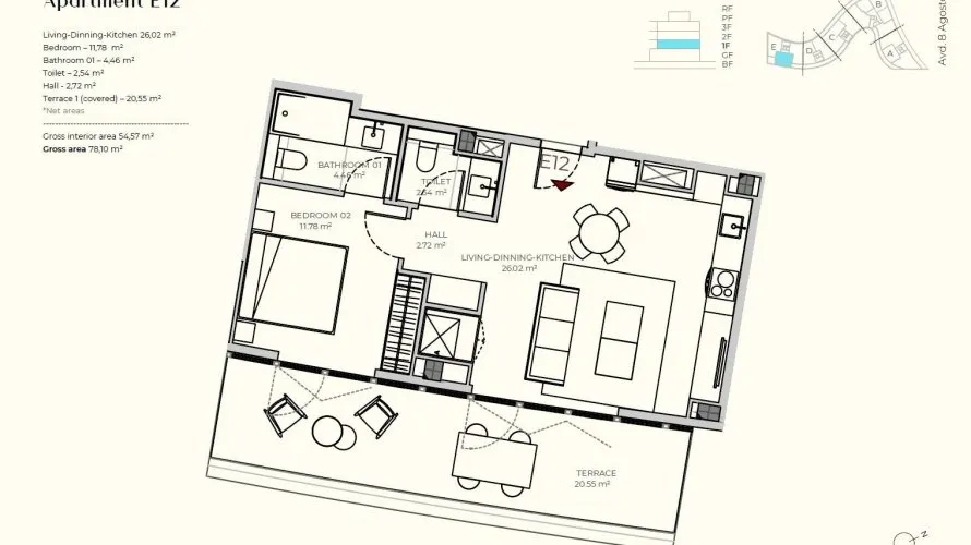 Apartment de 1 chambre à Talamanca, Spain No. 1220 № 12