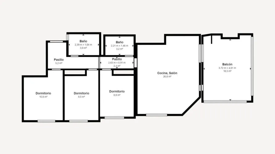 Apartment de 3 chambres à Alicante, Spain No. 2668 № 3