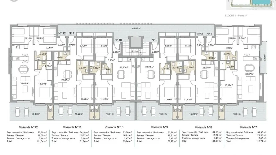 Apartment de 2 chambres à Pilar de la Horadada, Spain No. 2626 № 8