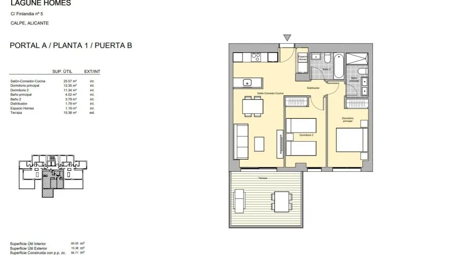 Квартира с 2 спальнями в Кальпе, Испания №523 № 9