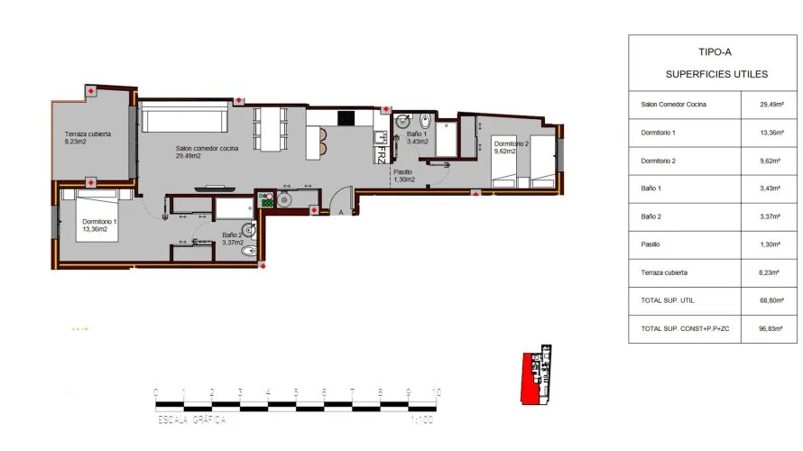 Квартира с 2 спальнями в Alegria Residencial XIX, Торревьеха, Испания №66