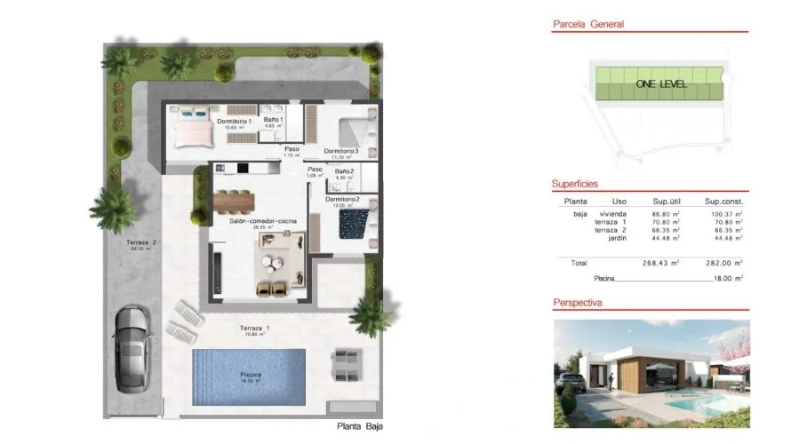 3 bedrooms villa for sale, Banos Y Mendigo, Spain No. 354 № 2