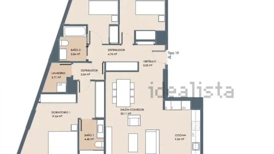 2 bedrooms apartment for sale, Valencia, Spain No. 867 № 23