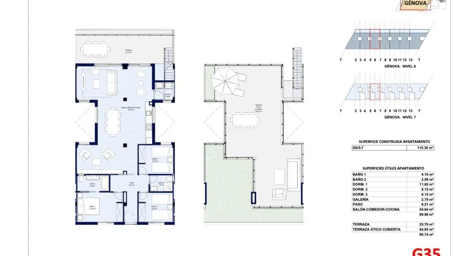 3 bedrooms penthouse for sale, L'Alfàs del Pi, Spain No. 753 № 3