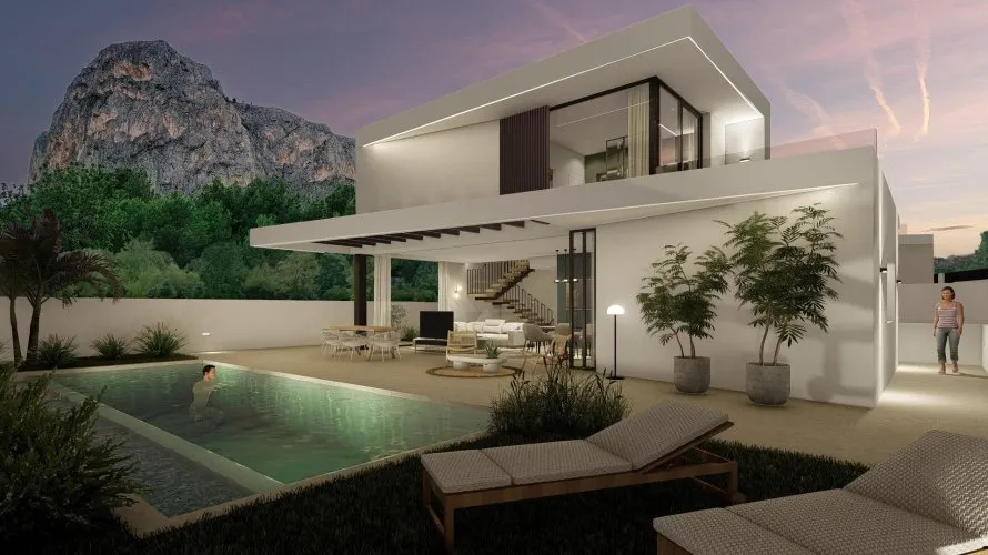 3 bedrooms villa for sale, Polop, Spain No. 696 № 7