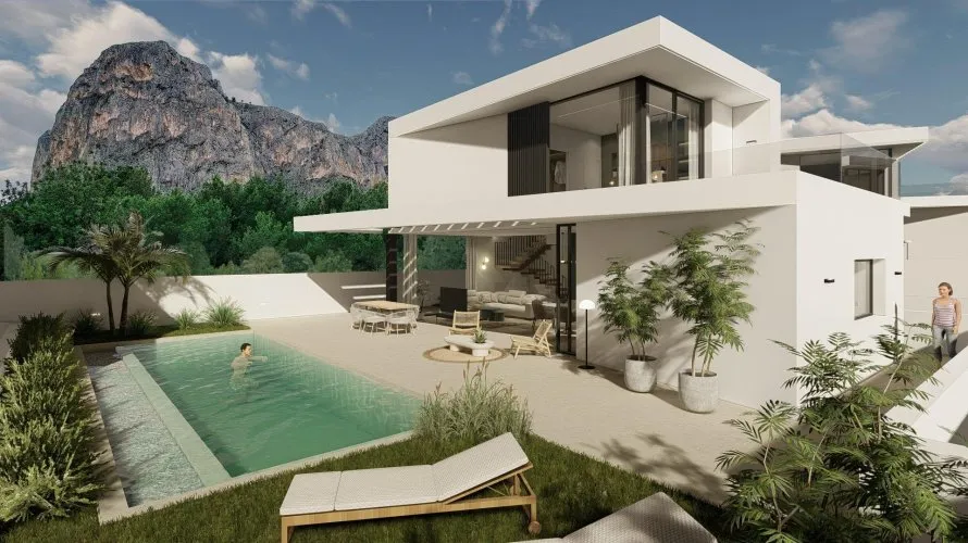 3 bedrooms villa for sale, Polop, Spain No. 696 № 5