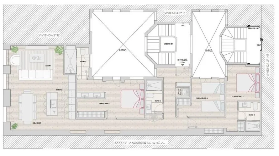 3 bedrooms apartment for sale, Madrid, Spain No. 664 № 15