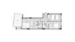 2 bedrooms Penthouse floor plan «A255O» in ALEGRIA 25