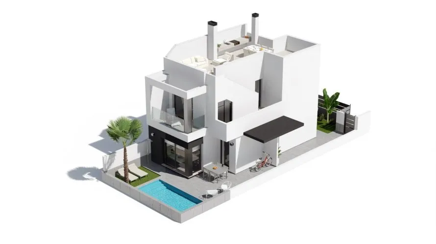 3 bedrooms villa for sale, Santiago de la Ribera, Spain No. 514 № 6