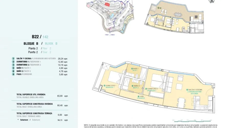 2 bedrooms penthouse for sale, Aguilas, Spain No. 282 № 8