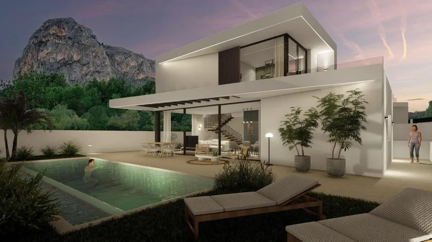 3 bedrooms villa for sale, Polop, Spain No. 696 № 8
