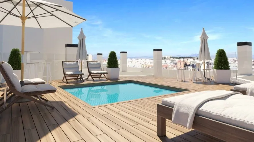 1 bedroom penthouse for sale, La Florida, Spain No. 383 № 9