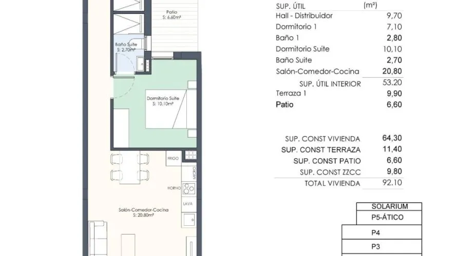 2 bedrooms apartment for sale, Torrevieja, Spain No. 509 № 11
