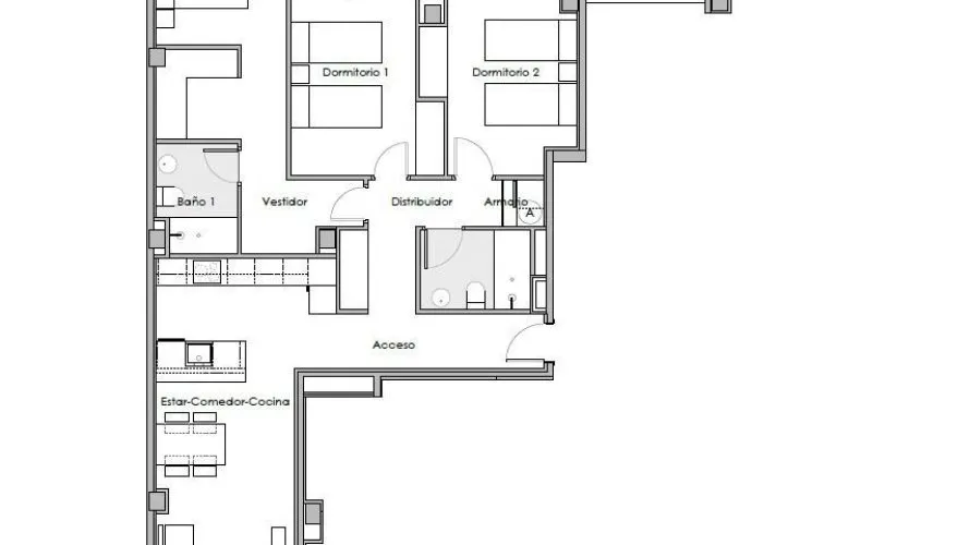 2 bedrooms apartment for sale, Valencia, Spain No. 1141 № 9