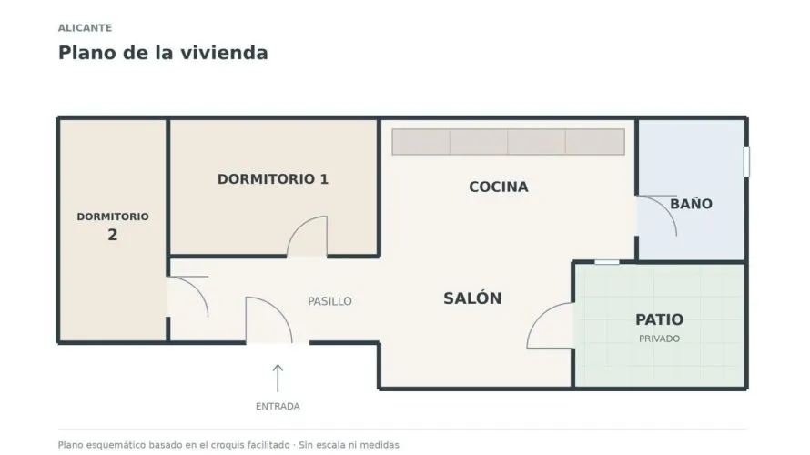 1 bedroom apartment for sale, Alicante, Spain No. 2851
